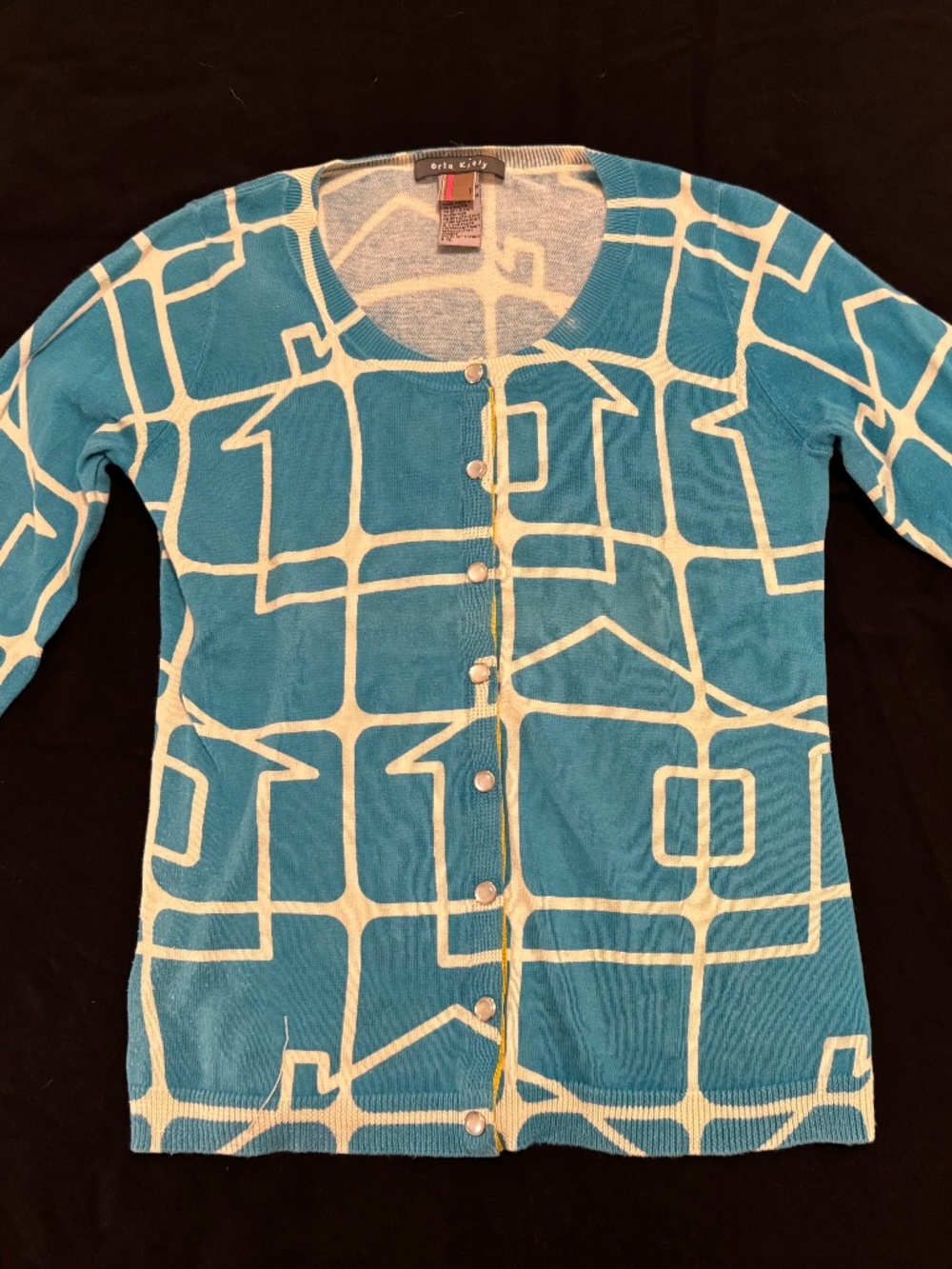 Orla Kiely House Print Cardigan XS
